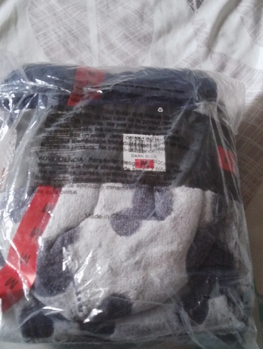 Disney Navy and Gray Mickey Mouse Plush Pajama Set - Picture 3 of 4